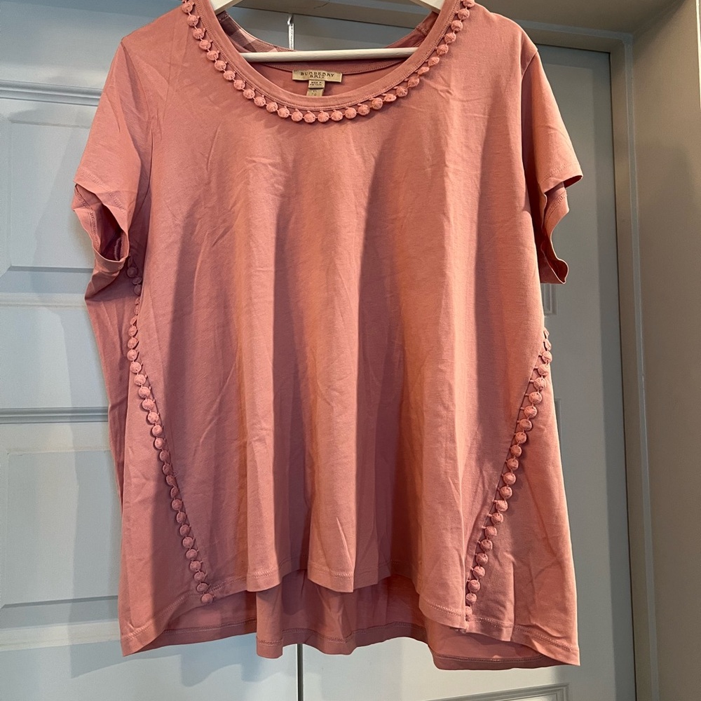 Burberry Blush Pink Blouse
